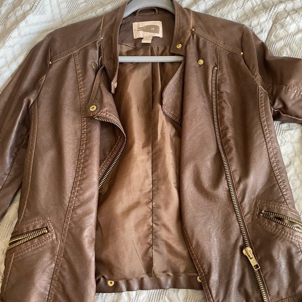 Forever 21 faux leather jacket